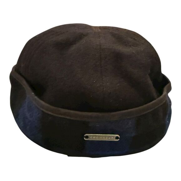 CrownCap Women’s Black and Blue Buffalo Railroad Hat Size L main image 8